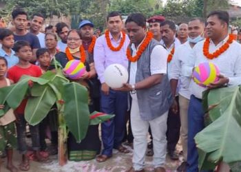 मेयर मण्डल द्वारा जिल्ला स्तरीय भलिबल प्रतियोगिता उद्घाटन