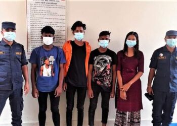 लागुऔषध सहित ६ जना पक्राउ