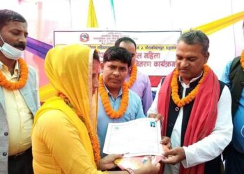 आत्म निर्भर महिला एक अभियान: प्रदेश सांसद यादव