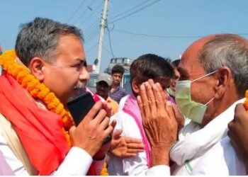 नवनियुक्त मन्त्री रामसहाय यादवकाे वीरगंजमा स्वागत