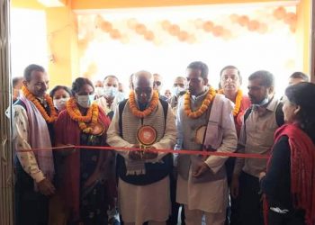 नगर प्रमुख साहद्वारा वडा कार्यालय उदघाटन