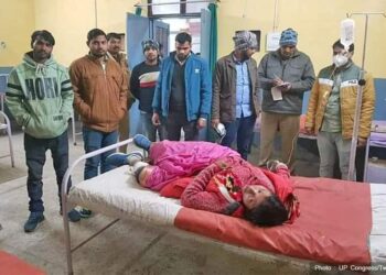 भारतीय प्रधानमन्त्री मोदीलाई कालो झण्डा देखाएकी महिलामाथि गोली प्रहार