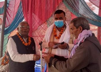 पुर्व प्रधानपन्च सुशील वडवडियाद्वारा एमाले परित्याग गरि जसपामा प्रवेश