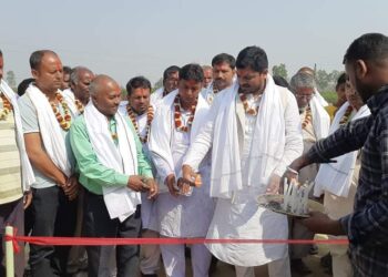 पुर्व राज्यमन्त्री कुशवाहाद्वारा दोलाठीमा डीपिएल टुनामेन्ट उदघाटन