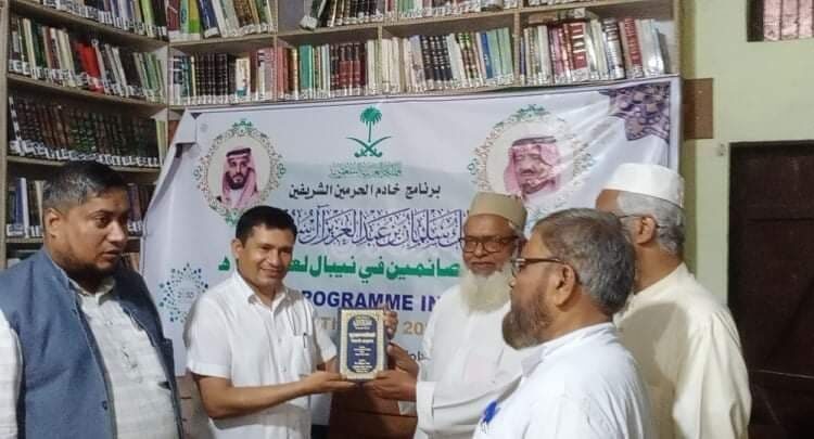 राष्ट्रीय मदरसा संघ द्वारा पाण्डेय सम्मानित