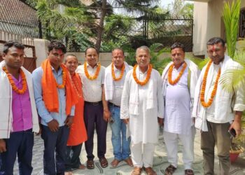 सांसद यादवबाट निर्वाचित जनप्रतिनिधिहरु सम्मानित