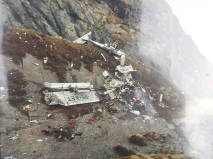 तारा एयरको जहाज दुर्घटनाग्रस्त अवस्थामा भेटियो