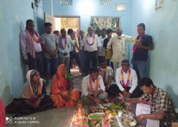 लहान ११ वडा अध्यक्ष सुर्य नारायण चौधरीले गरे पदभार ग्रहण