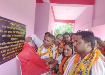 प्रदेश सांसद यादवद्वारा चक्करमा सामुदायिक भवनको समुद्घाटन