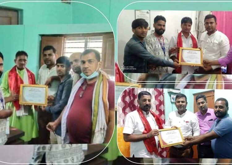 धनुषामा सुबिसु केवलनेटद्वारा जनप्रतिनिधिलाई सम्मान