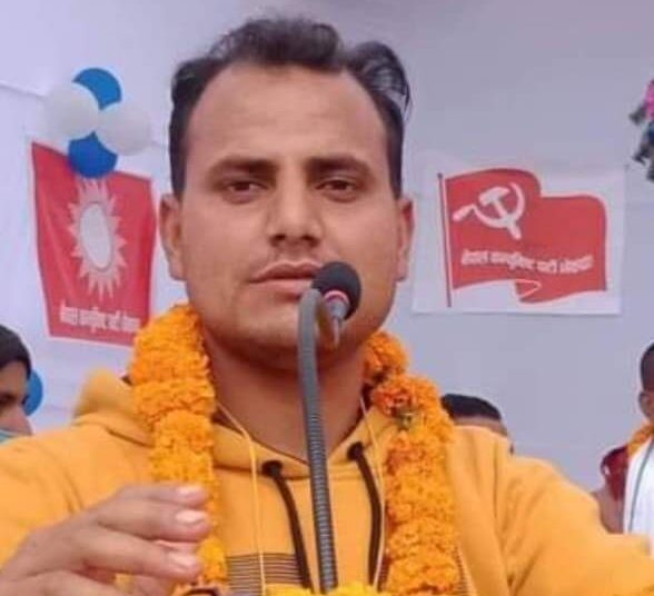 नेकपा एमाले धनुषा क्षेत्र न. २ `ख´ बाट प्रत्यक्ष तर्फ अमित यादवको नाम सिफारिस