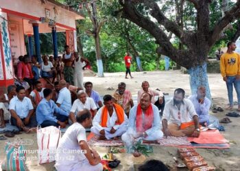 प्रमुख सचेतक यादवद्धारा शिलान्यास