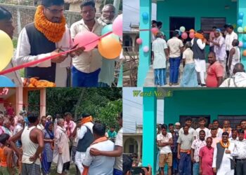 पुर्व राज्यमन्त्री कुश्वाहाद्वारा एकै दिन मदरसा र सामुदायिक भवन उद्घाटन