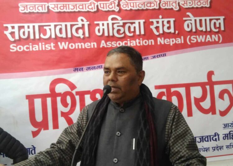 शासक बर्गको उपेक्षाका कारण मधेस पछि पर्‍यो : अध्यक्ष यादव