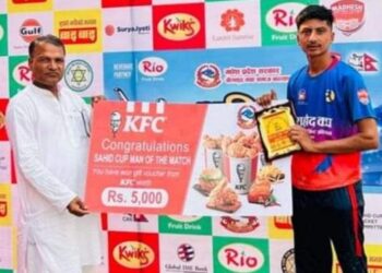 सहिद कप क्रिकेट प्रतियोगिता जारी