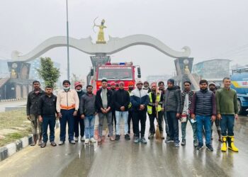 जसपा नेपालका युवा र विद्यार्थीहरुद्वारा ‘शहिदगेटको बृहत सरसफाई’