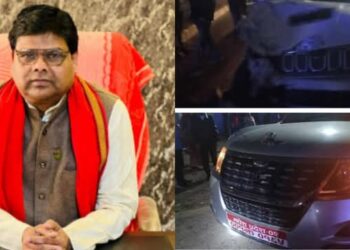 गाडी दुर्घटनामा मन्त्रीसहित ३ जना घाइते