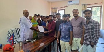 झिटकहिया युवाहरुको पहल: खेलकुद मैदानको माग गर्दै मेयरलाई ज्ञापनपत्र