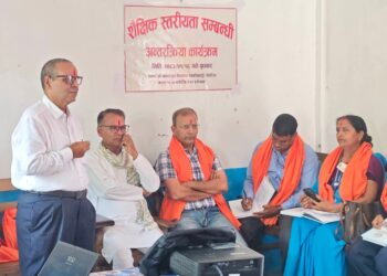 सभामुखसंग प्राधानाध्यापकहरुको अन्तक्रिया